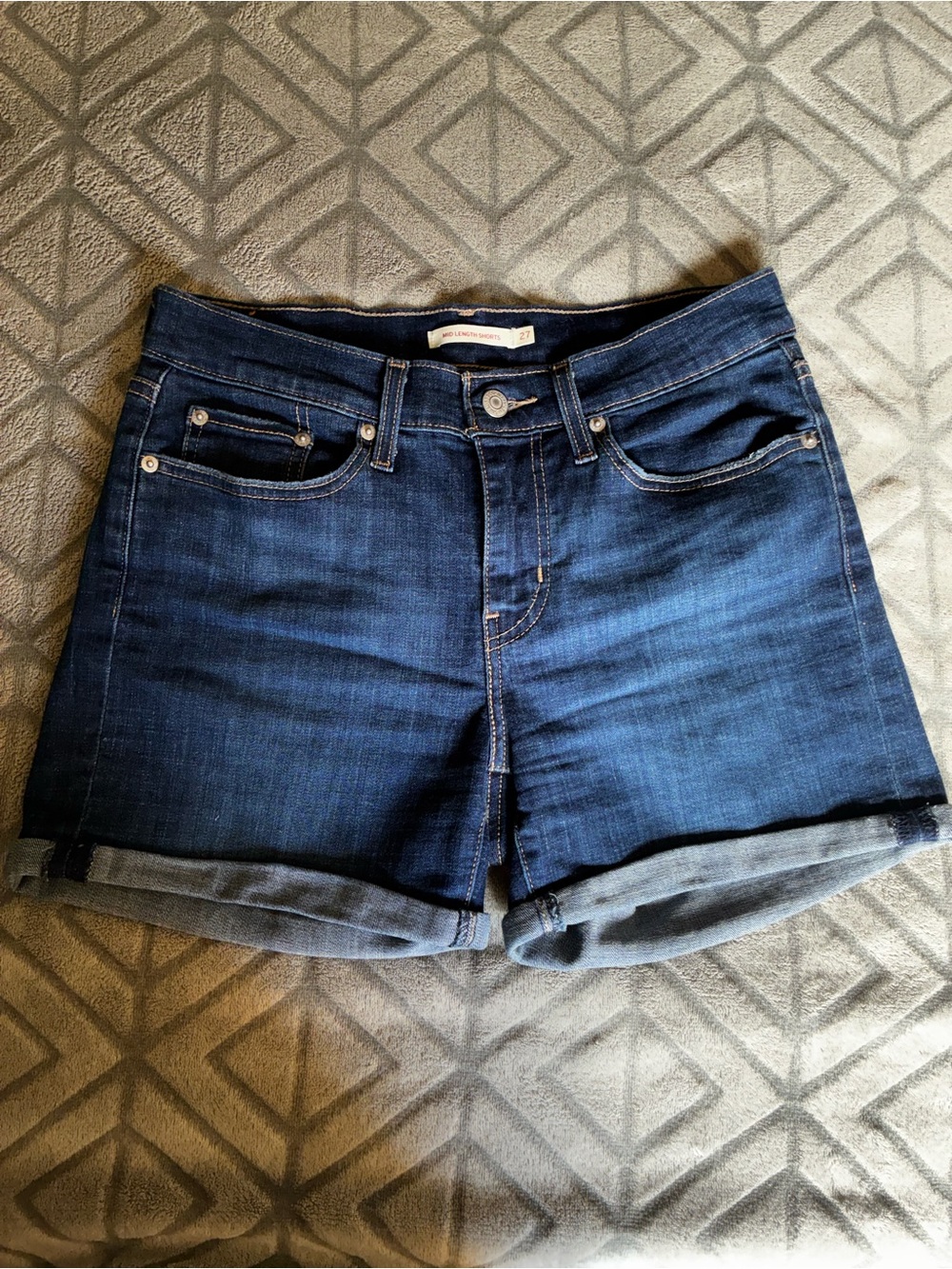 Lee Midi Jean Shorts